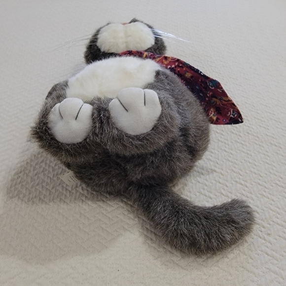 Vintage Hallmark Lester The Whiz Personality Cat 1986 Plush Toy Stuffed Animal - Picture 10 of 16